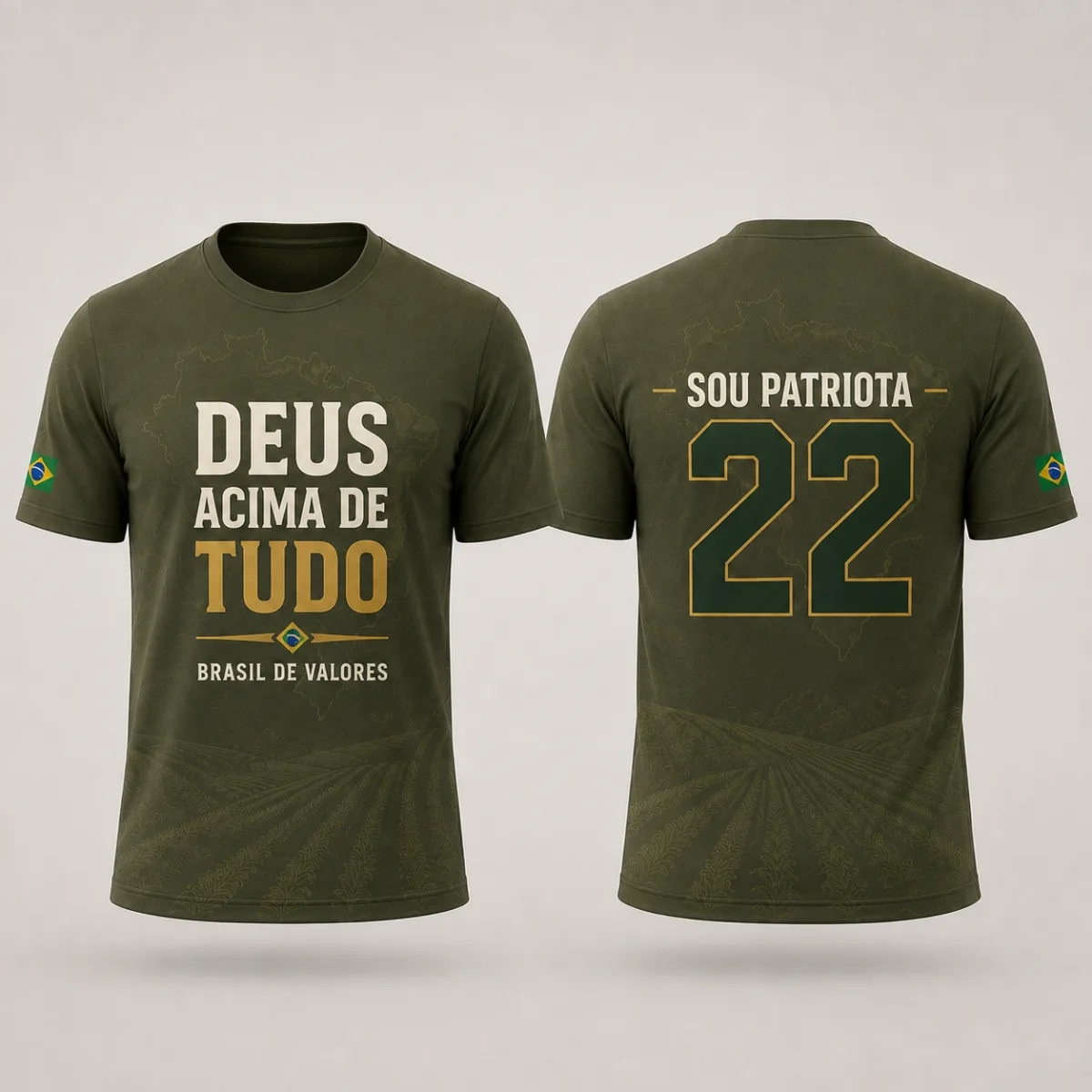 Camisa Deus Acima de Tudo
